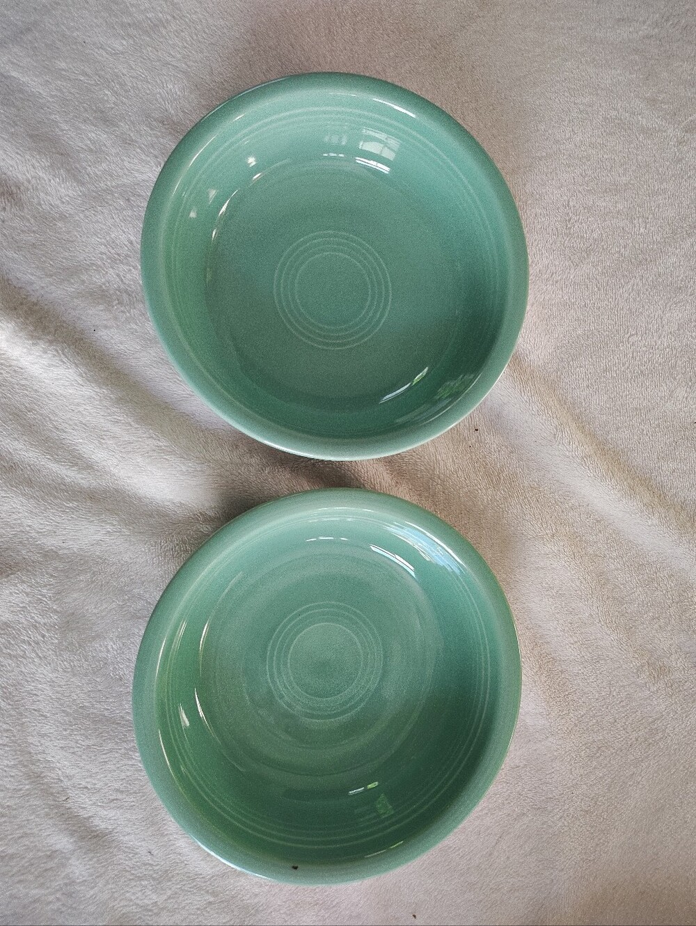 Fiestaware Sea Mist Green Soup/ Cereal Bowl 7” Set Of 2